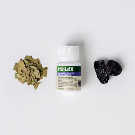 Nulax Natural Laxative with Senna & Prunes 40 Tablets