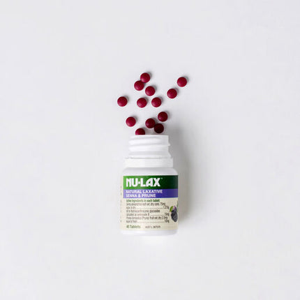 Nulax Natural Laxative with Senna & Prunes 40 Tablets