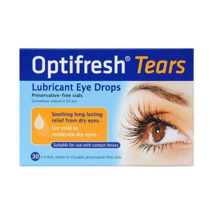 Optifresh Tears Eyedrops 0.4mL