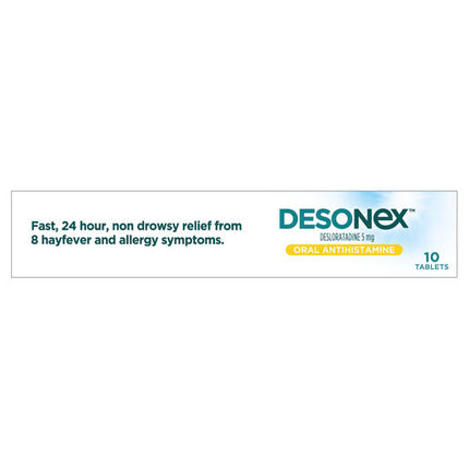 Desonex Antihistamine Hayfever & Allergy Relief 10 Tablets
