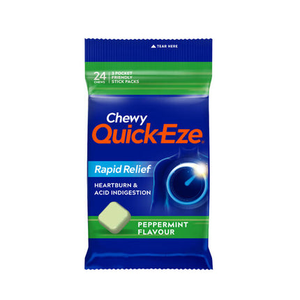Quick-Eze Chewy Peppermint 3 x 8 Multipack