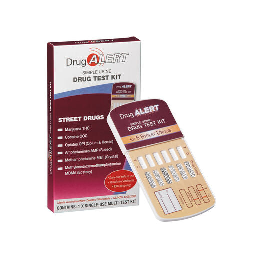 Drug Alert Street Drugs Drug Test Kit Single Use