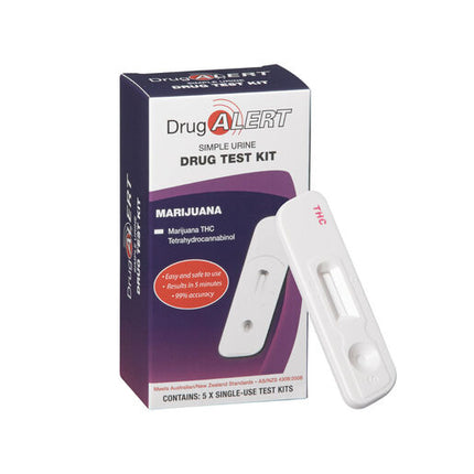 Drug Alert Drug Test Kit Marijuana 5 Pack