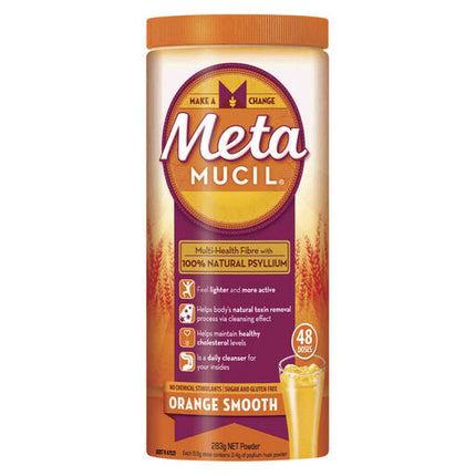 Metamucil Daily Fibre Supplement Smooth Orange 48 Doses