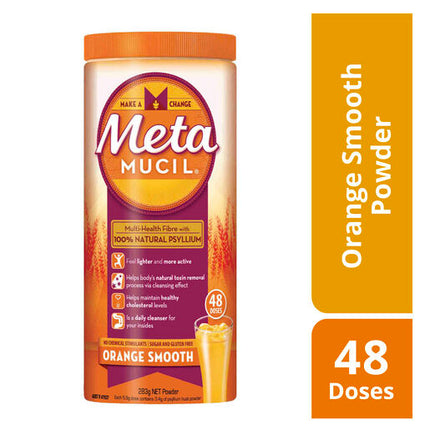 Metamucil Daily Fibre Supplement Smooth Orange 48 Doses