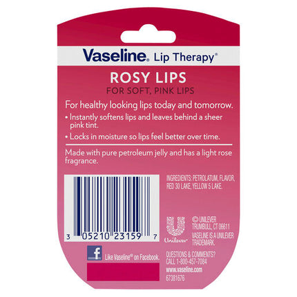Vaseline Lip Therapy Rosy 7g
