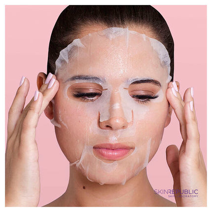 Skin Republic 2 Step Hyaluronic+Collagen Face Mask