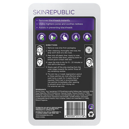 Skin Republic Charcoal Nose Strip 6 Strips