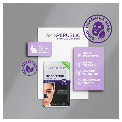 Skin Republic Charcoal Nose Strip 6 Strips