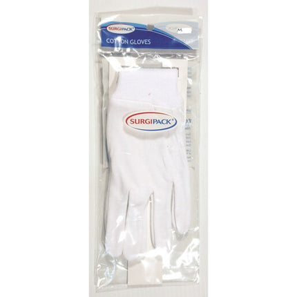 SurgiPack Cotton Gloves Medium