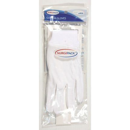 SurgiPack Cotton Gloves Large