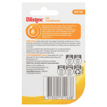 Blistex Lip Conditioner Pot SPF 30+ 7g