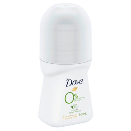 Dove Antiperspirant Deodorant Roll-On Zero Aluminium Cucumber 50ml