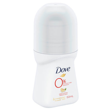 Dove Antiperspirant Deodorant Roll-On Zero Aluminium Peach 50ml