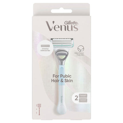 Gillette Venus Pubic Hair & Skin Razor with 2 Blade Refills