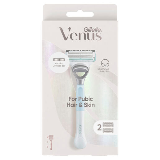 Gillette Venus Pubic Hair & Skin Razor with 2 Blade Refills