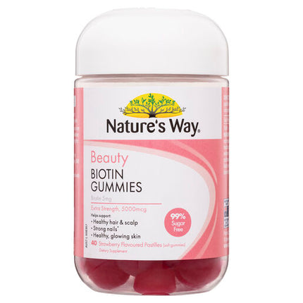 Nature's Way Beauty Biotin 40 Gummies