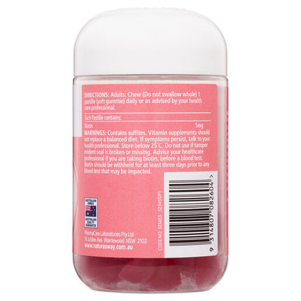 Nature's Way Beauty Biotin 40 Gummies