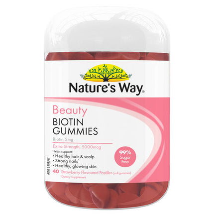 Nature's Way Beauty Biotin 40 Gummies