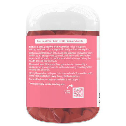 Nature's Way Beauty Biotin 40 Gummies