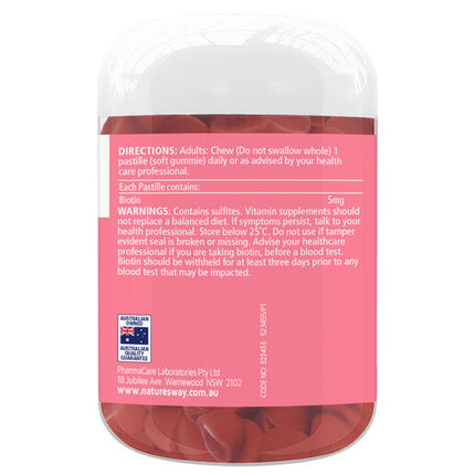Nature's Way Beauty Biotin 40 Gummies