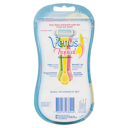 Gillette Venus Tropical Disposable Razor 3 Pack