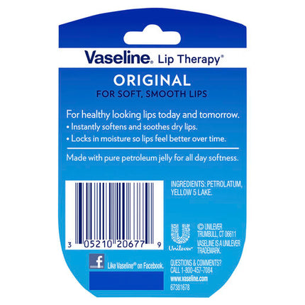 Vaseline Lip Therapy Tub Original 7g