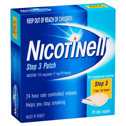 Nicotinell Patches Step 3 7mg 28 Patches