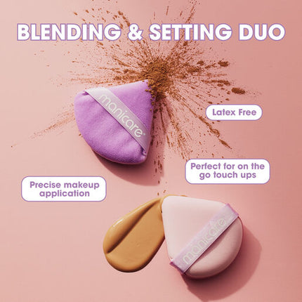 Manicare Wet & Dry Beauty Puffs 2 Pack