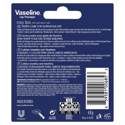 Vaseline Lip Therapy Rosy Lips 4.8g