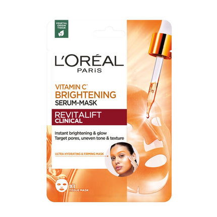 L'Oreal Paris Revitalift Clinical Vitamin C Brightening Serum Sheet Mask 1 pack
