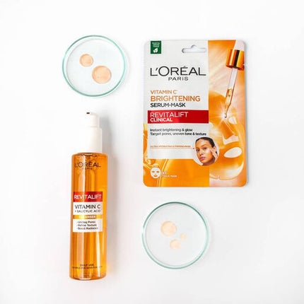 L'Oreal Paris Revitalift Clinical Vitamin C Brightening Serum Sheet Mask 1 pack