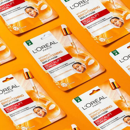 L'Oreal Paris Revitalift Clinical Vitamin C Brightening Serum Sheet Mask 1 pack