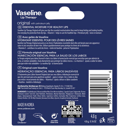 Vaseline Lip Therapy Original 4.8g