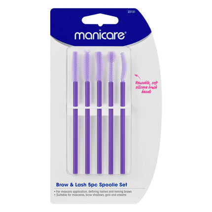 Manicare Brow & Lash Spoolie Set 5 Piece
