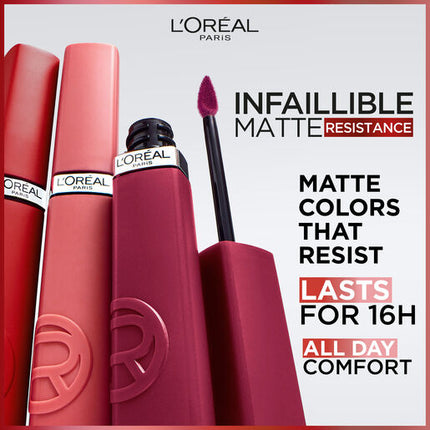 L'Oreal Le Matte Resistance Liquid Lipstick 150 Lazy Sunday