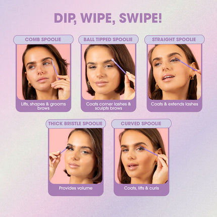 Manicare Brow & Lash Spoolie Set 5 Piece