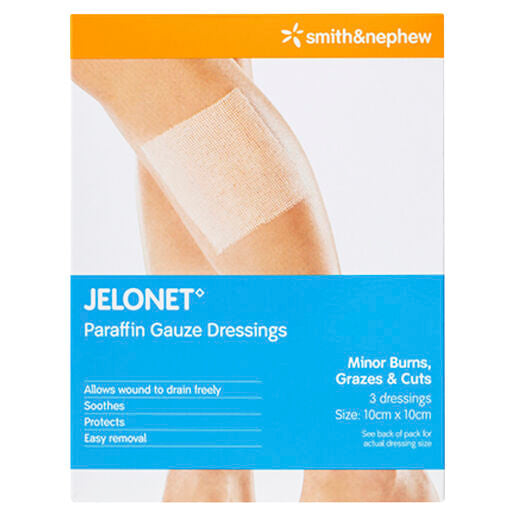 Jelonet 10X10Cm 3Pk