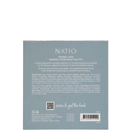 Natio Mineral Eyeshadow Palette Marine Lapis