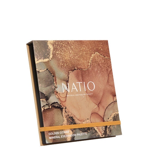 Natio Mineral Eyeshadow Palette Golden Citrine
