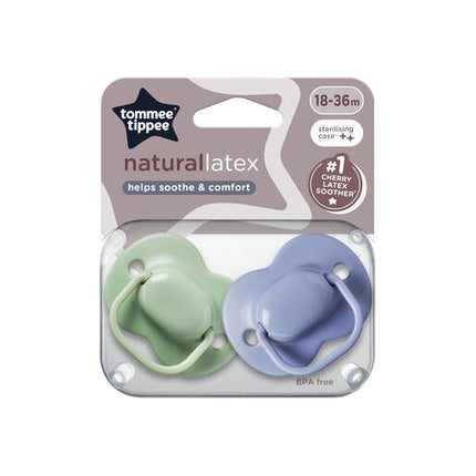 Tommee Tippee Cherry Latex Soother 18-36M 2 Pack