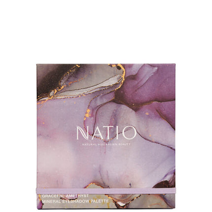 Natio Mineral Eyeshadow Palette Graceful Amethyst