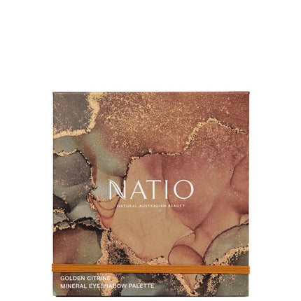 Natio Mineral Eyeshadow Palette Golden Citrine