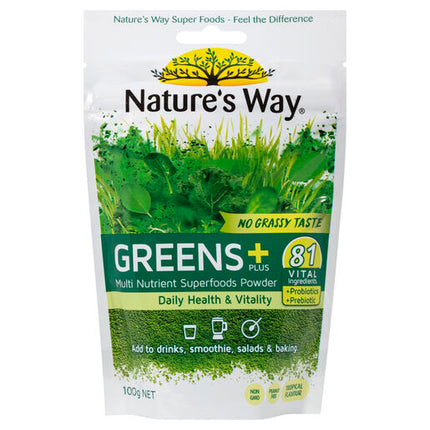 Nature's Way Super Foods Greens + PLUS 100g