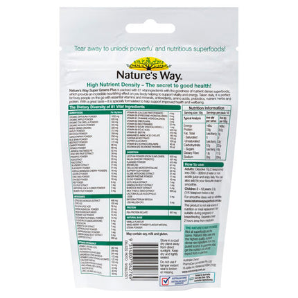 Nature's Way Super Foods Greens + PLUS 100g