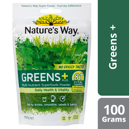 Nature's Way Super Foods Greens + PLUS 100g