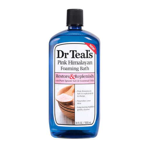 Dr Teal's Restore & Replenish Pink Himalayan Foaming Bath 1l