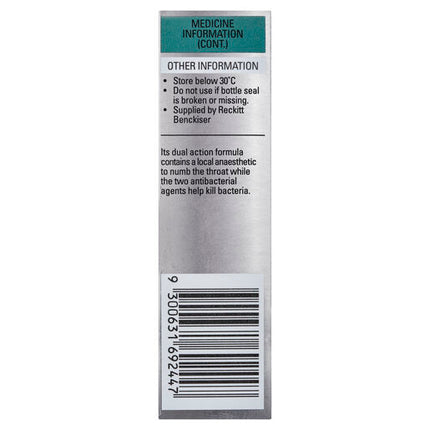 Strepsils Plus Anaesthetic Sore Throat Spray 20ml