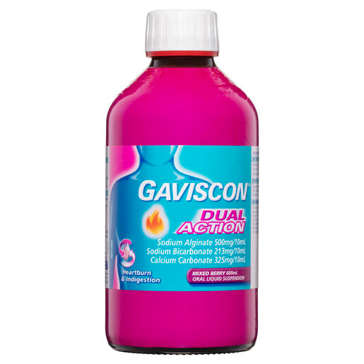 Gaviscon Dual Action Mixed Berry 600ml