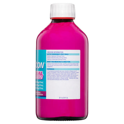 Gaviscon Dual Action Mixed Berry 600ml